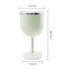 1Pc, 4oz High Aesthetic Value Water Cup With A Tall Handle, 304 Stainless Steel Inner Lining, Transparent Lid, Available In Multiple Colors, Suitable