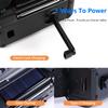 Solar Powered Emergency Radio SOS Alarm Type-C Charging Emergency Power Bank with LED Flashlight Reading Lamp for Camping Radio