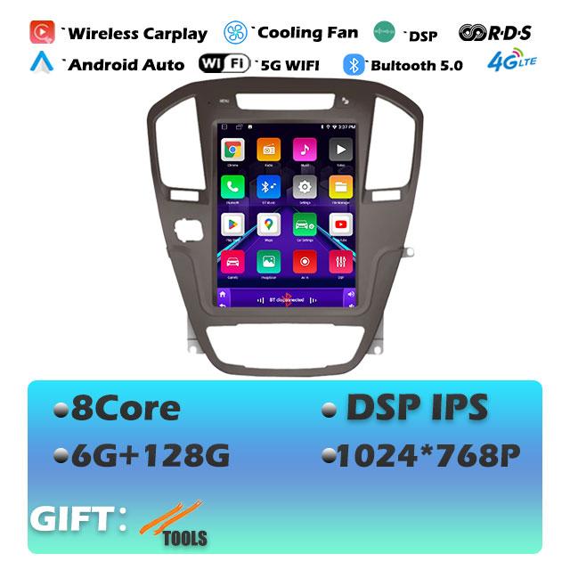 1024*768P For Opel InsigniaBuick Regal 2009-2013 Android 14 Car Radio Multimedia Video Player Navigaion Head Unit Stereo Audio