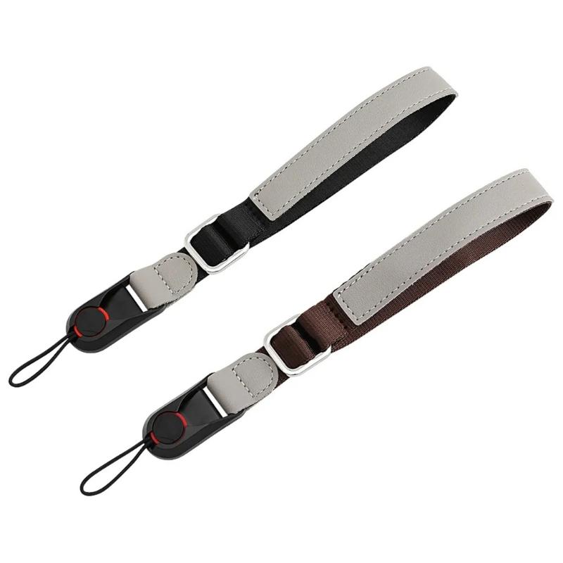 Faux Leather Shouler Wrist Strap with Quick Release Buckles For Universal Mirrorless Cameras With Ergonomic Grips