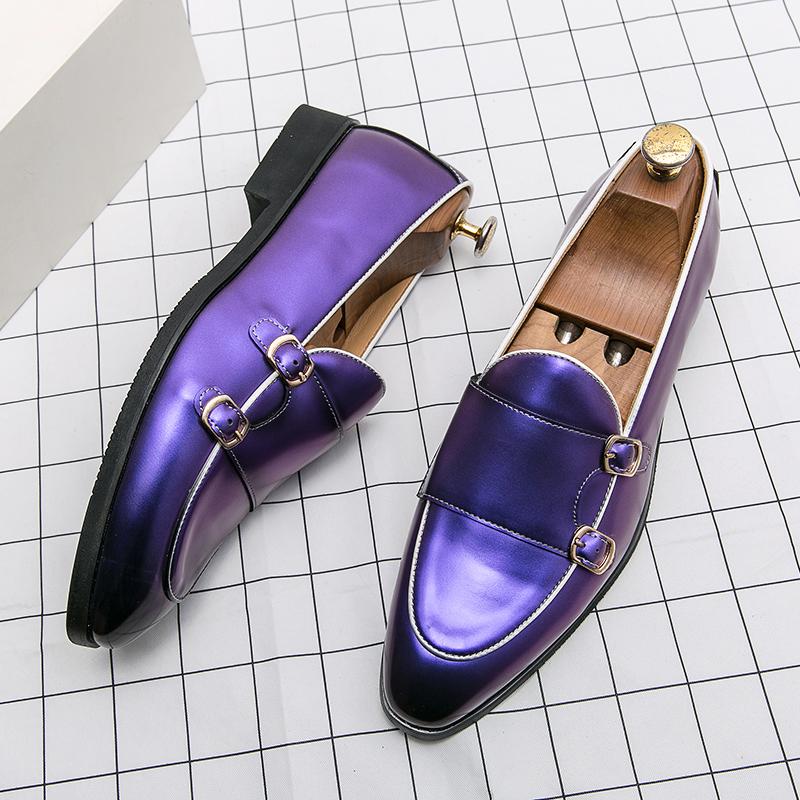Newest Italian Patent Leather Oxford Mens Shoes for Men Luxury Wedding Pointed Toe Dress Footwear Loafers Flats Plus Size 38-48