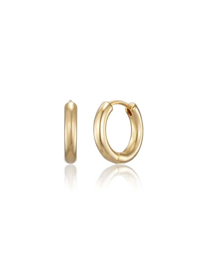 Lunne Silver 925 Dense Solid Ring Earrings #Lse101