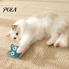 Gnaw-resistant Catnip Toy Plush Ball Cat Toy, Chew Cute Embroidered Face, Stimulating Stuffed Kitten Teething for Indoor Cats Biting Patting