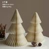 Faltbare Weihnachtsmann-Ornamente 3D Papierwaben-Weihnachtsparty-Requisiten 2026 Festival Schreibtisch DIY Bastelarbeit