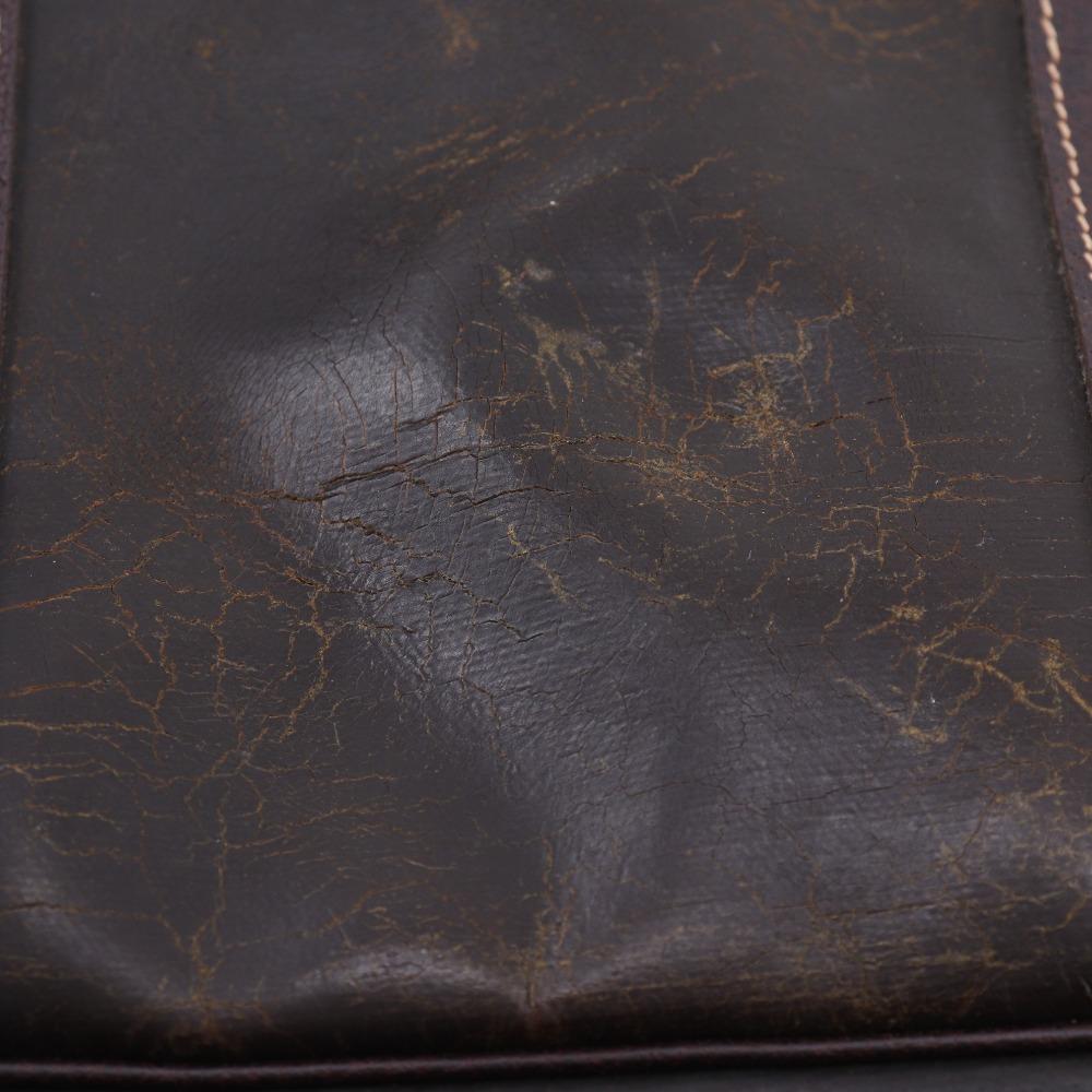 Hermes Garden Party PM Tote Bag Brown Amazonia Women Used