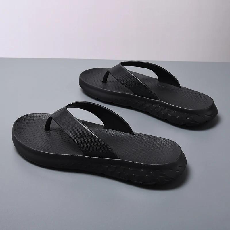 Fashion 2025 New Summer Shoes Men Slippers All-match Beach Slippers Outdoor Anti-slip Mens Flip Flop Sandals Male Casual Sandals