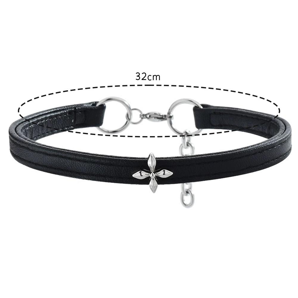 

Черное ПУ Кожаное Ожерелье Чокер Для Женщин Мужчин Крутой Панк Готика Шипы Байкерский Чокер ПУ Кожаный Воротник Клепаное Рок Ожерелье