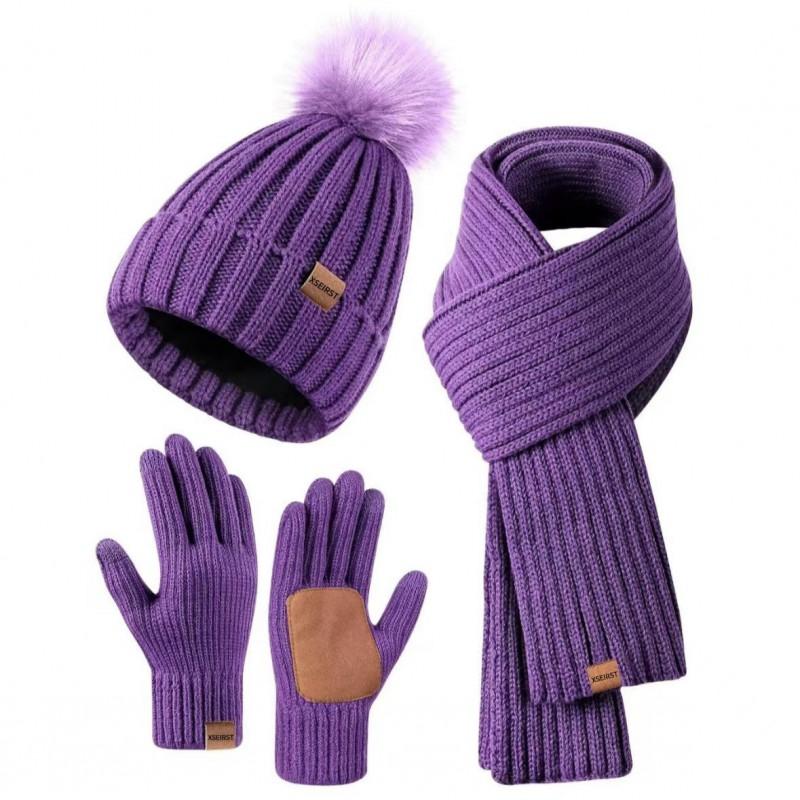 Unisex Adīts Ziemas Komplekts: Cepure Å