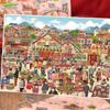 New Kawaii Christmas New Year Series 3D Cartoon Miniature Scene Stickers Creative Collage DIY Scrapbook Stacking Stickers