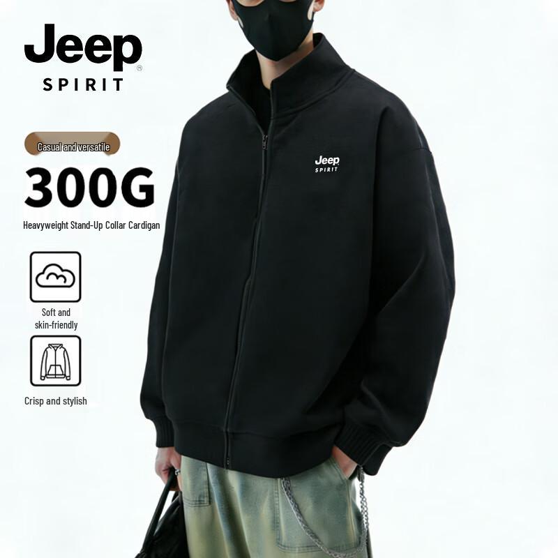 

Jeep Spirit Unisex Stand-Collar Cardigan Sweatshirt 4XL