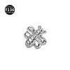 Titanium Alloy Heart and Fox Pigeon Cartilage & Tragus Piercing Studs