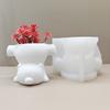 Bear Figurine Silicone Molds For Making Potted Planter Flower Vase Cement Craft Home Decoration Epoxy Resin Project