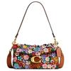 Tabby 26 Floral Appliqué Design Detachable Shoulder Strap Leather Crossbody Bag Medium Women Bags Multicolor CDZ35-B4TT4