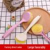 Wheat Straw Long Handle Pot Scrubber - Gentle on Hands