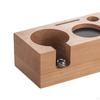 Adjustable Wooden Coffee Tamper Stand for Barista Kitchen Accessories