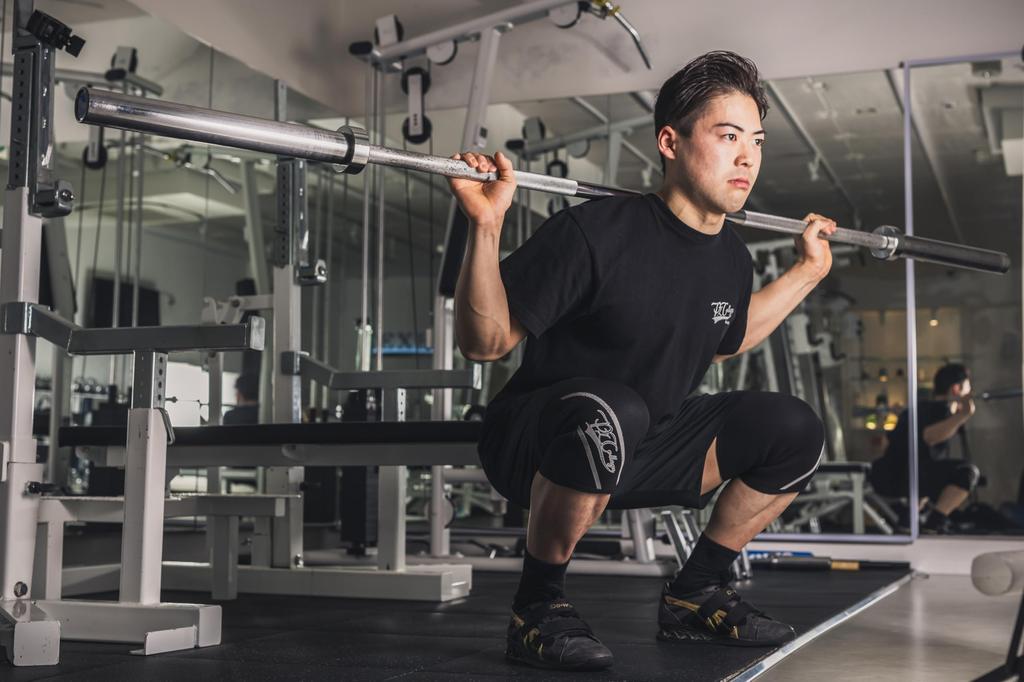 by a Power Tube NAOTO Knee Sleeves [Made Powerlifter] - P.L.College (S)