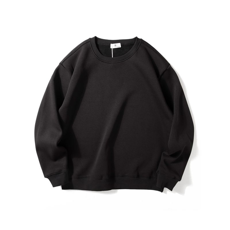 Fleece-Lined Thickened Crew Neck Sweatshirt for Men, 2025 Autumn and Winter New Style, Loose Casual Top, Soft Base Layer, Warm Pullover