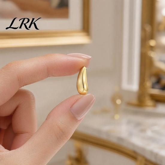Versatile Earrings 1 Pair Teardrop for Women, Small Water Drop Stud Cute Earrings, Chunky Statement Jewelry Wedding, Party, Prom, Daily Detailed