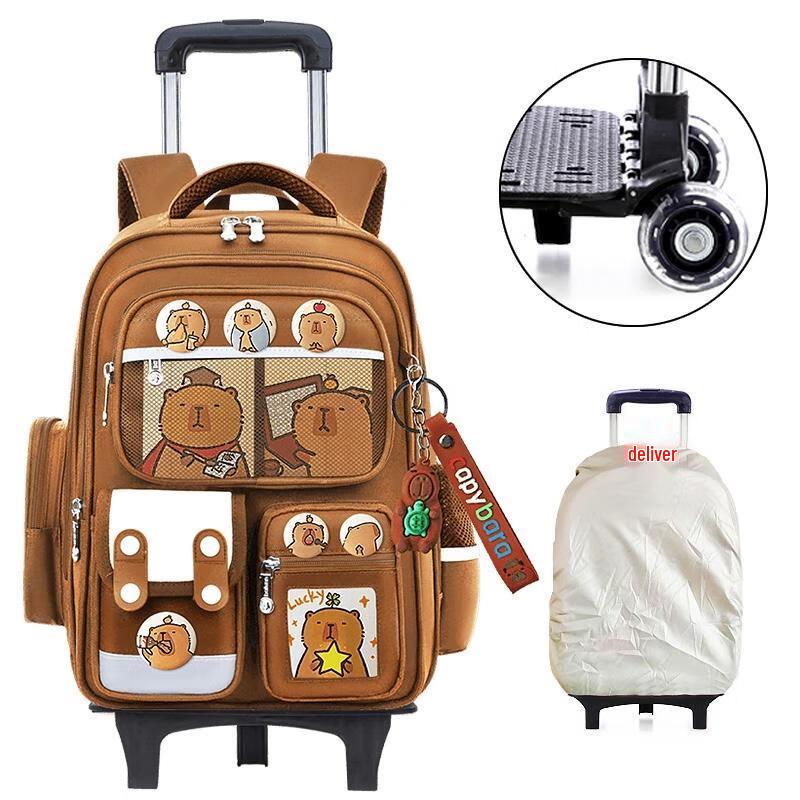 Miaoqiao Student Load-Reducing Trolley Backpack Small