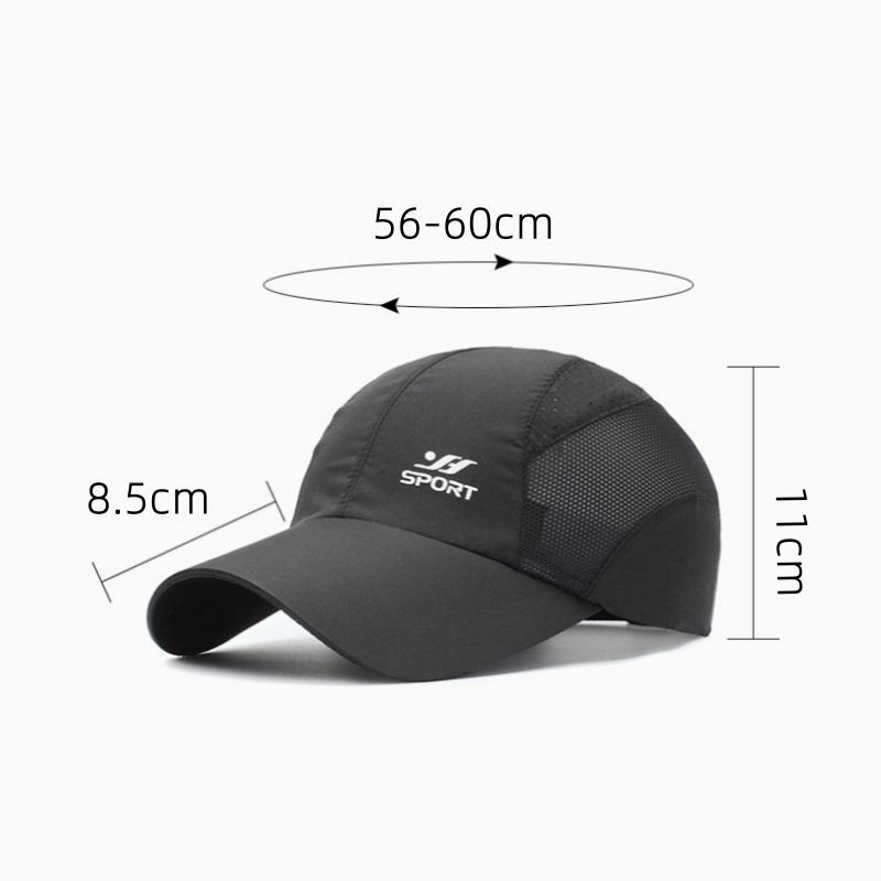 Lightweight Men’s Running Caps Breathable Quick Drying Mesh Outdoor Sports Hat Cycling Trail Running Marathon Snapback Caps