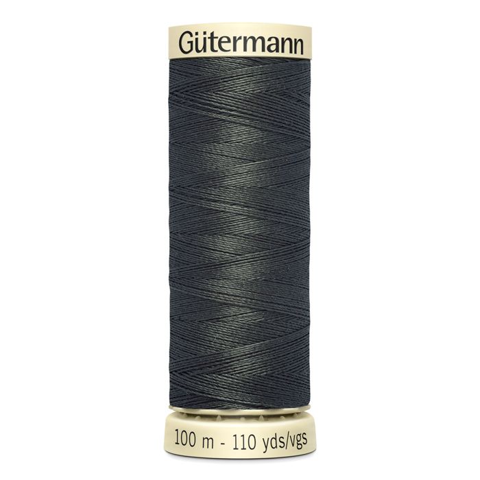 Set of 5 Spools 100m 100% Polyester Thread Gutermann Ref 788988 - Att 636 - Shadow Grey