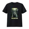 Walking Dead Poster Unisexs T Shirt Vintage Washed Stylish Top For Everyday Wear Stretched Casual Streetwear Comfortable Graphic