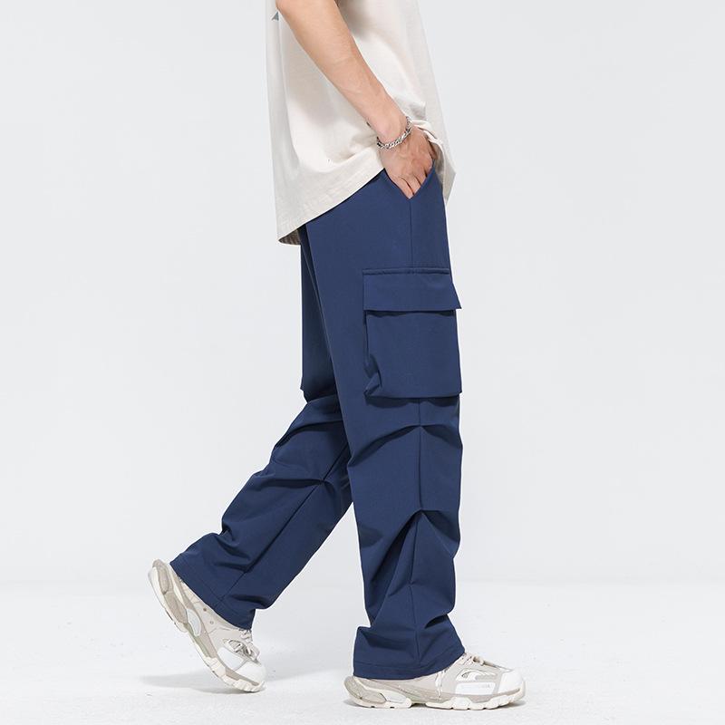 Pantaloni da Trekking Leggeri da Uomo Pantaloni da Lavoro Tattici ad Asciugatura Rapida da Esterno Pantaloni da Allenamento Cargo Pantaloni da Ginnastica Pantaloni Tattici con Coulisse con Tasche Multiple