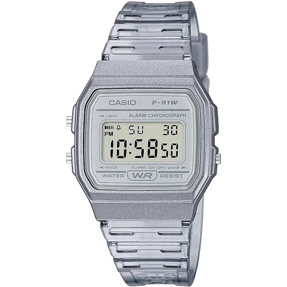 

[Casio] Casio Digital Watch Quartz F 91ws 8 Unisex chieF Casio Clear Gray []