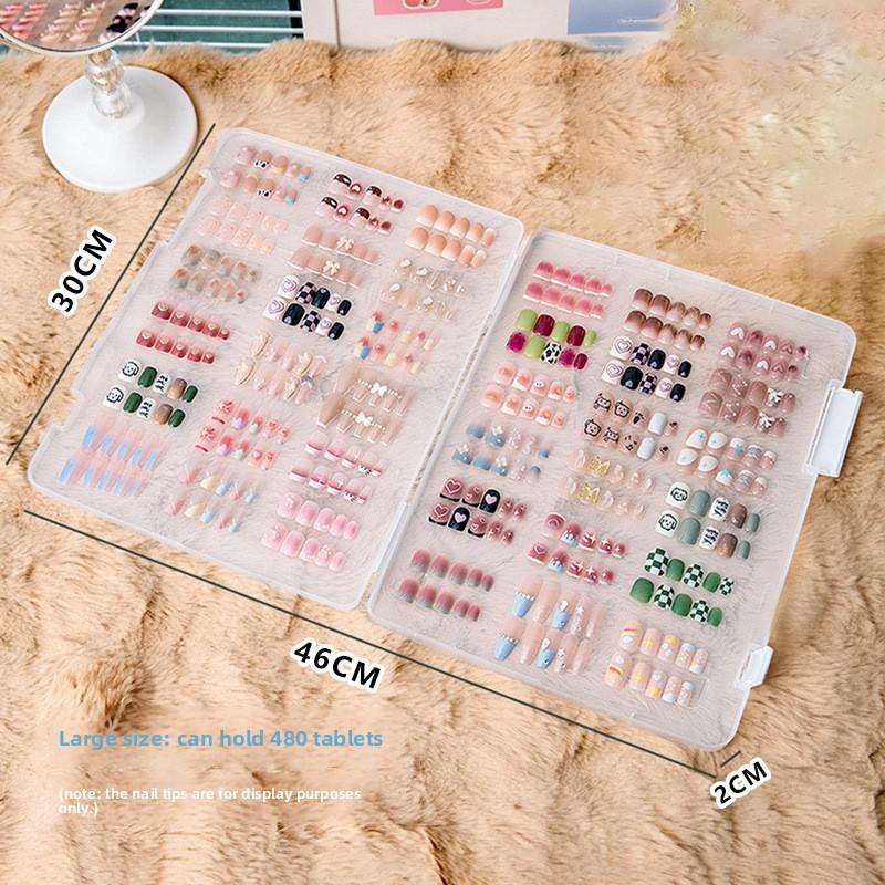 Pojemne pyłoszczelne pudełko do przechowywania lakierów do paznokci