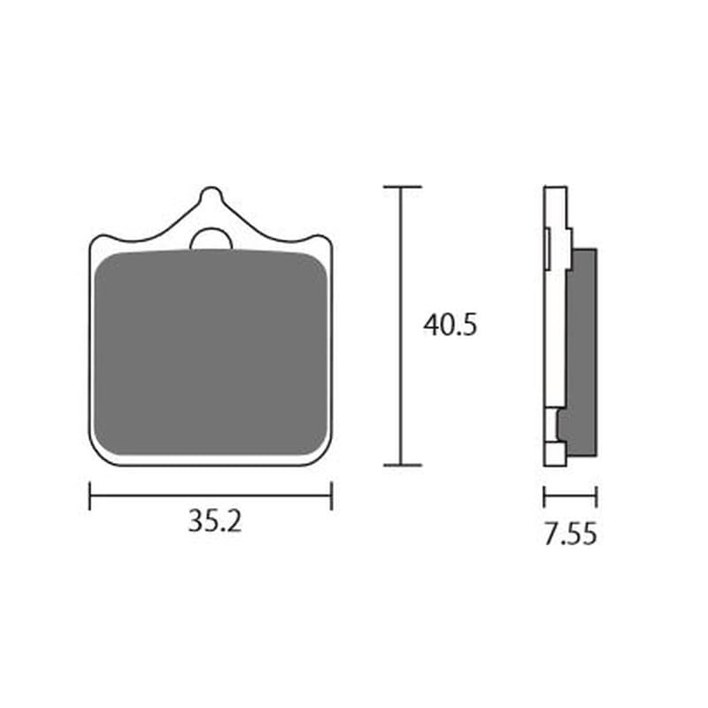 ZCOO Motorcycle Brake Pad Ceramic Sintered DUCATI SUPERMOTARD SM MV AGUSTA F4 1000R Brembo Radial 4 Pads 450/510R (10) Etc. ZRM-B003