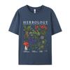 Cotton 100% Hot-selling New Herbology Hogwarts School of Women's Round-neck Short-sleeved T-shirt Aesthetic Clothes Graphic