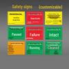 Safety Signs for Mechanical Equipment: Inspection, Repair, and Warning Symbols
