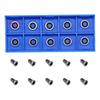 652F Ci5 8.9mm Round Inserts Cutters For DIY Lathe Woodworking Finisher Hollower Tools Replacement Set