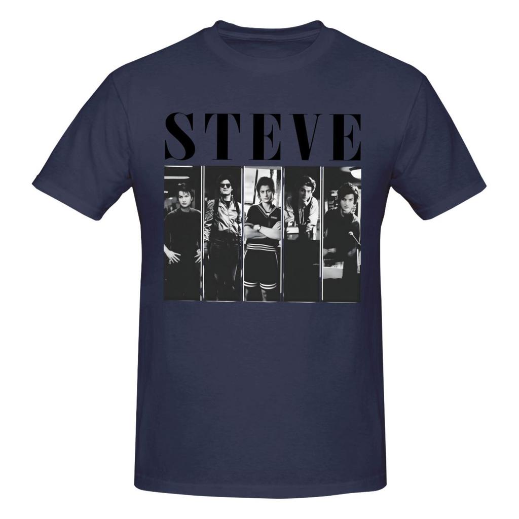 Unisex Steve Harringtons Fans Support T Shirt Vintage Oneck Cotton Unisex T Shirt
