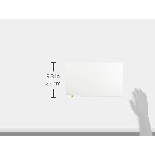 Tonbo Standing Cutting Board, Made in Japan, 37cm Wide x 22cm Deep x 1.3cm High, Antibacterial, with Stand, White & Green, Shinki Synthetic, Large