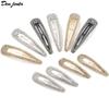 Rhinestone Crystal Snap Hair Clip Women Girls Hairgrips Party Prom Hair Jewellery Simple Hairpin