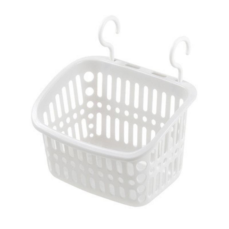 Wall-mounted Storage Basket Plastic Wall-mounted Storage Basket for Bathroom and ToiletSuspended Hanging Basket
