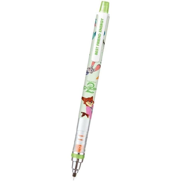 Kamio Japan Zootopia Kurutoga Sharp 0.5mm Mechanical Pencil Pen Writing Tool Lead Rotates and Stays Sharp