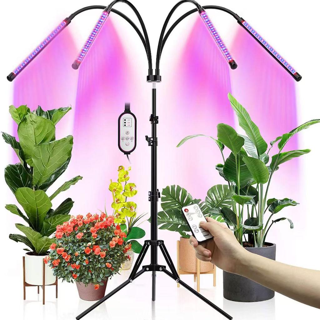 Tripod LED Grow Light with USB Timer & Remote Control