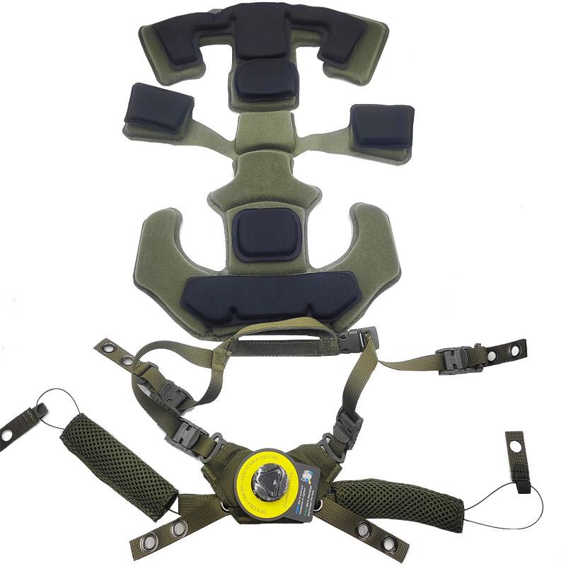 Fast Mich Helmet Suspension Lining & Sponge Pad Set One Size