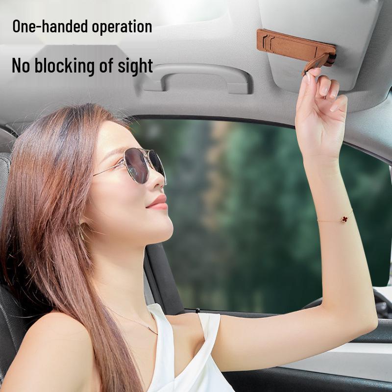 Car Sun Visor Multifunctional Clip for Glasses, IDs, and Receipts