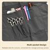 Professional Black Stylist Apron Adjustable Barber Shop Work Clothes  for Pet Grooming
