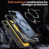 For Xiaomi Poco X7 Pro 5G Redmi Turbo 4 Case Armor Shockproof 360° Rotating Magnetic Metal Stand TPU Frame Plastic Phone Cover
