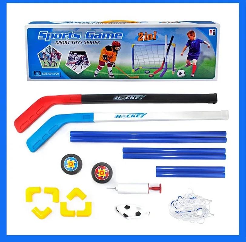 Mini Folding Kids Indoor/Outdoor Durable Football Training Sport Play Games Kit Portable Soccer Ball Net Goal Set Children Gift