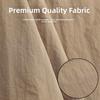 New Taslon Cooking Apron with Pockets Waterproof Painting Apron Oil-proof Stain Resistant Household Apron Kitchen Use