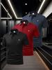 Men's Piped Trim Short Sleeve Polo Shirt, Casual Shopping Market Tops, Regular Fit for Grocery Errands Outdoor Stroll Commute Daily Wear