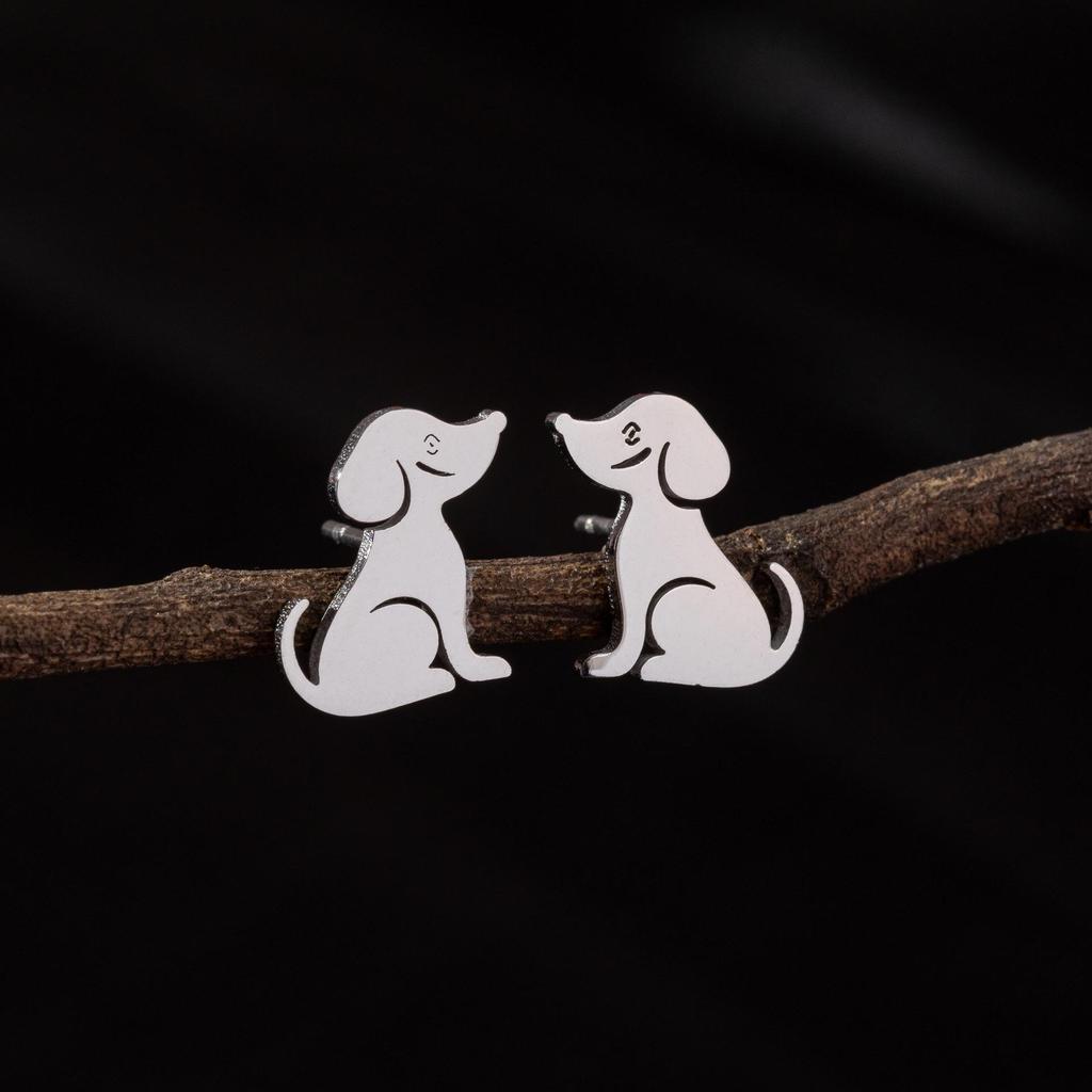 Simple Cute Mini Animal Stud Earrings for Girls