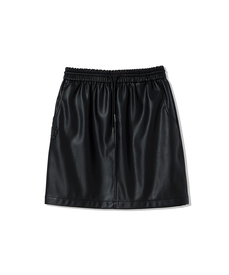 LIFEWORK Women'S) Leather Mini Skirt