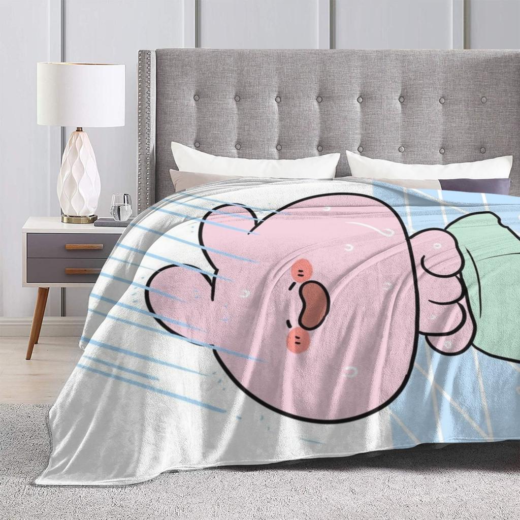 Asamimichan and Anemimi Throw Blanket for Couch Soft Fuzzy Plush Blanket 50x60 Inch Multi-size Bedspreads for All Seasons
