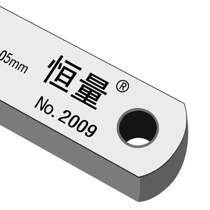 Hengliang Flatness Detection Plug Gauge Gap Detection Ruler Oblique Gap Ruler Wedge Plug Gauge Stainless Steel Vernier Calipers